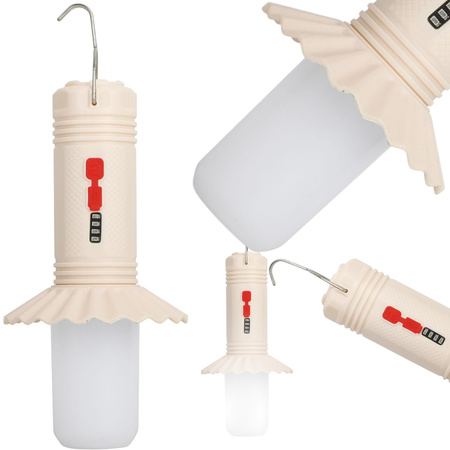 Linterna de camping multifuncional powerbank led tienda de campaña