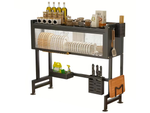 Dryer for dishes, plates and cutlery large drinker cabinet organiser 85 cm
