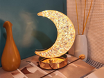 Lampe de table lune cristal led rgb usb
