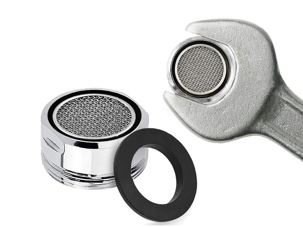 Maišytuvo aeratoriaus dangtelis m24 chromuotas plastikinis aeratorius