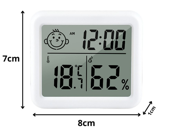 Thermometer hygrometer uhr elektronischer kalender intern drahtlos