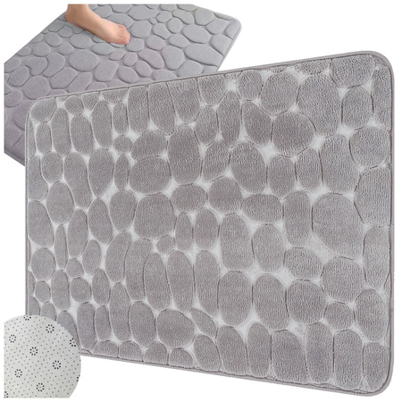 ALFOMBRILLA DE BAÑO SUAVE, ABSORBENTE, ANTIDESLIZANTE, GRANDE, 80 X 50, PARA LA DUCHA