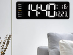 Horloge électronique pendentif digital led date température réveil jours