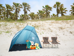 Carpa de playa gran pantalla turística para la playa protección solar