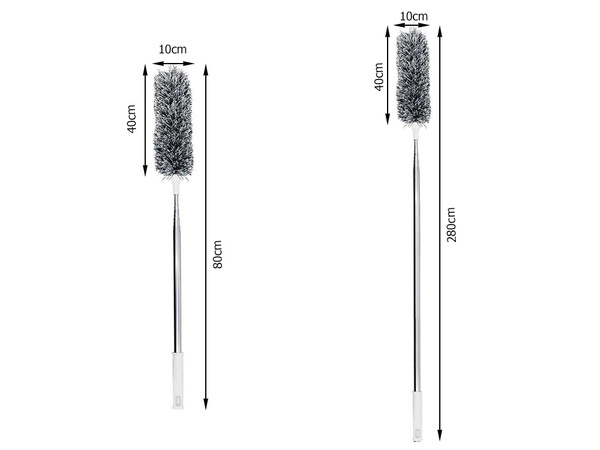 Telescopic broom dusting brush long 280cm