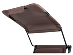 Silla de playa plegable gravedad cero 2en1 con capota