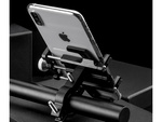 Sturdy bicycle mount for phone phone clip secure grip