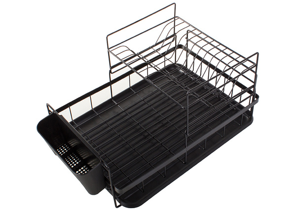 Double-deck drainer with tray