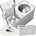 360 spin turbo turble mop washer pack 2 x blazinice iz mikrovlaken