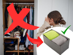 Organizador sujetador ropa interior calcetines ropa cajon armario gris