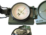 Professional tactical military compass metal lockable ruler