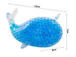Antistresni gel squishy gel squishy delfin senzorične žogice velik zdrob