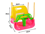 3-in-1 garden bucket hall for children with back rest adjustable