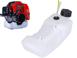 Complete petrol tank for brushcutters fuel tank hose with filter cap 1.2l