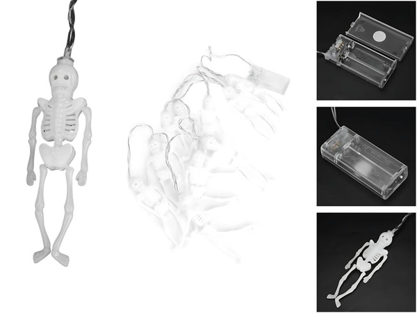 Led halloween girl range 2m 10 pakaramais stikliem