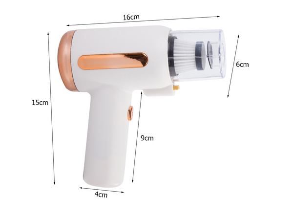 Extractor de ácaros de mano filtro sin bolsa para alérgicos lámpara uv