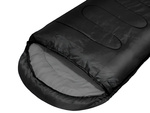 TOURIST MUMIENSCHLAFSACK MIT BEZUG LEKK WARM CAMPING BIWAK SCHWARZ