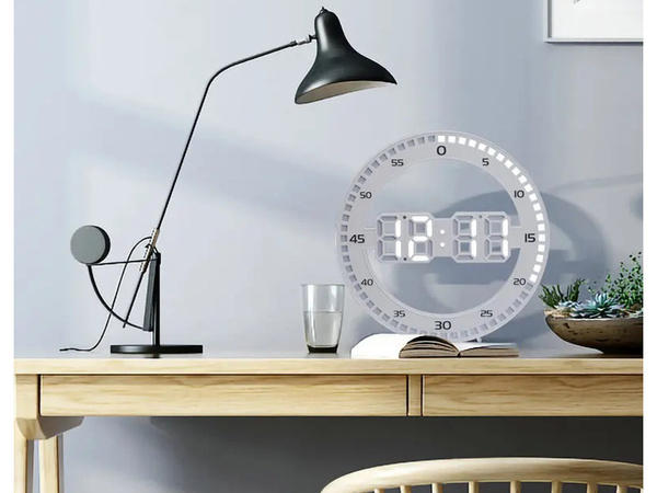 Budík led elektronický teplomer s alarmom podsvietený teplomer
