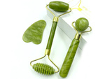 Jade gesichtsmassagegerät roller set