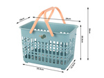 Panier à provisions pratique pour les champignons légumes poignées pliantes pour le pique-nique
