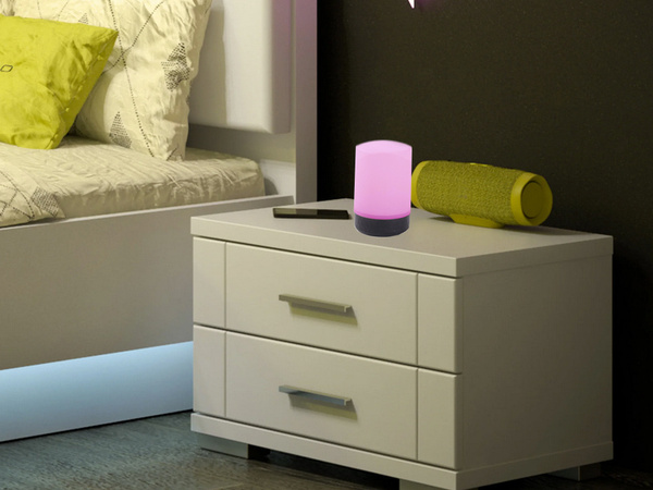 Vodena nočna luč rgb usb barva za dnevno sobo spalnica 2 načina 8 barv