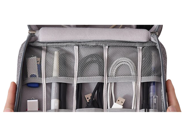 Sac de voyage pour chargeurs et câbles