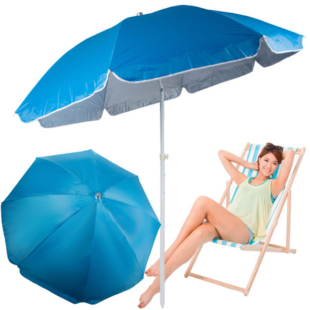 Großer uv-abflachbarer garten-pool-sonnenschirm 170cm