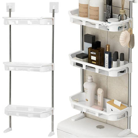 3 tier bathroom shelf toilet rack