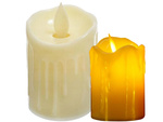 Battery candle led candle moving flame wax