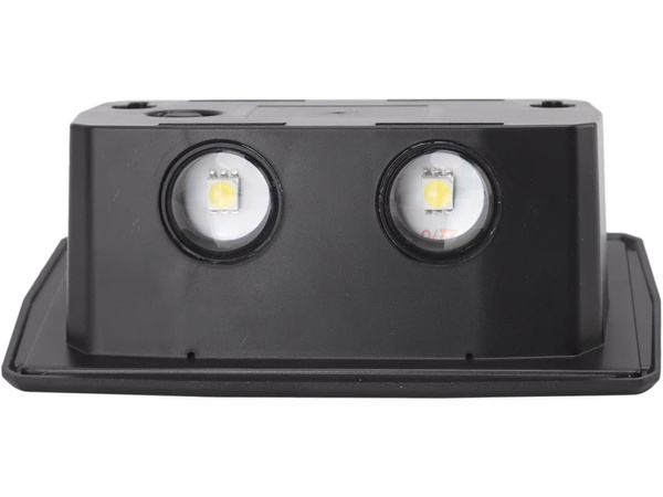 Lámpara solar led para fachada con sensor crepuscular aplique de pared