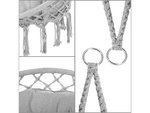 Hamaca con cojín silla colgante columpio nido de cigüeña casa de jardín boho