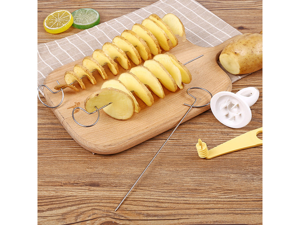 Kartupeļu čipsu mašīna twisted fryer