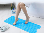 Tapis de bain antidérapant tapis de douche grand 100x40 tapis caoutchouc