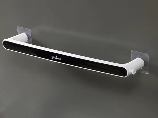 Porte-serviettes mural pour salle de bains montage adhésif non invasif