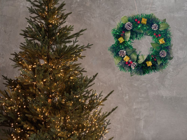 Ghirlandă de crăciun coroană de crăciun decorațiuni de crăciun ușă decorare fereastră