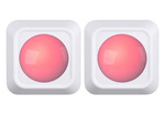 Belaidis rgb vadovaujama naktinė šviesa nuotolinio valdymo pultas 2 vnt.
