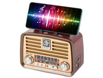 Retro cocina radio móvil fm am bluetooth usb recargable antena
