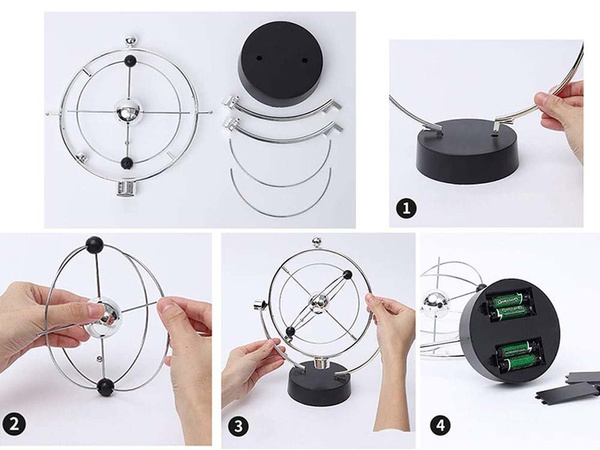 Magnetinė švytuoklė saulės sistema kosmoso planeta