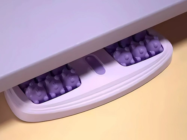 Pėdų masažas plastikinis roleris 2x3 masažo kuliukas su metaliniais kuliukais