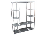 Textile folding wardrobe