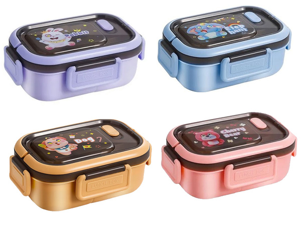 Lunchbox frühstücksbehälter mittagessen mit fächern besteck