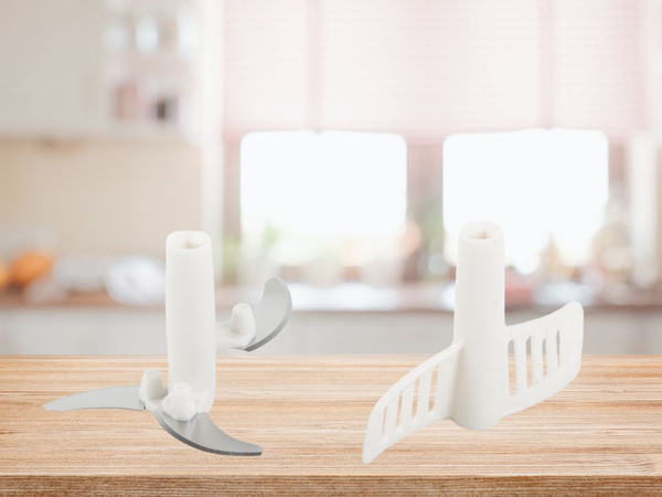 Siekacz ręczny do warzyw owoców mięsa mikser kuchenny z mieszadłem 2w1