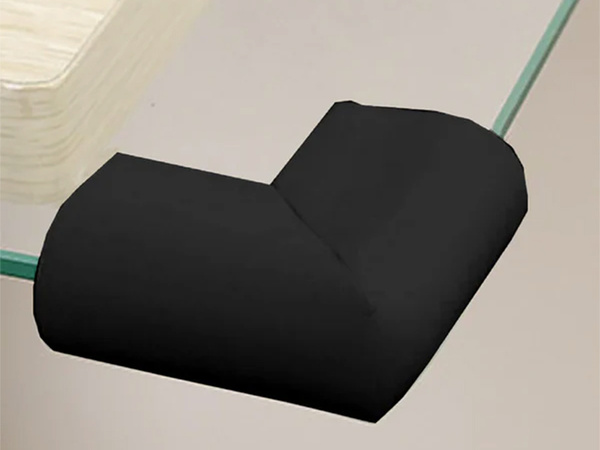 Mueble esquina superficie para muebles canales pegamento negro x4