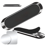 Support magnétique pour téléphone de voiture auto-adhésif 2x sangle aimantée