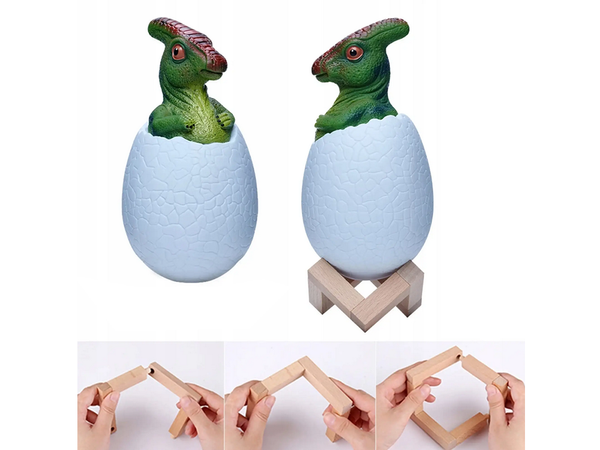 Naktinė šviesa dinozaurų dinozaurų dino kiaušinių rgb vadovaujama kiaušinių šviesa vaikams