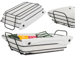 Loft panier métallique pour la cuisine pour fruits pain avec doublure
