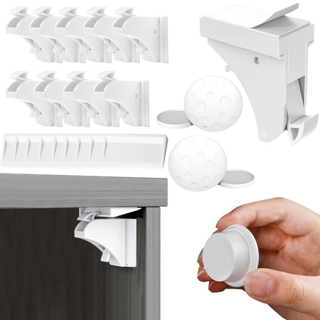 Muebles magneticos bloqueadores para niños 10 piezas