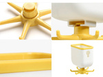 Cintre de cuisine porte-outils rotatifs étagère