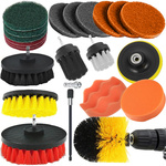 Set d'éponges de polissage pour brosses de forage tampons de nettoyage 23 el.