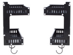 Étagère murale de cuisine double suspension